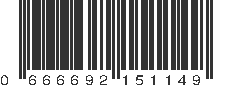 UPC 666692151149