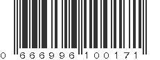 UPC 666996100171