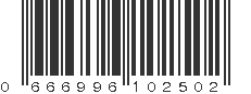 UPC 666996102502