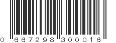 UPC 667298300016