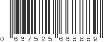 UPC 667525668889