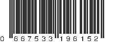 UPC 667533196152