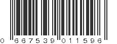 UPC 667539011596