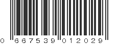 UPC 667539012029