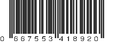 UPC 667553418920