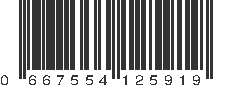 UPC 667554125919