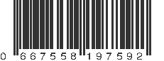 UPC 667558197592