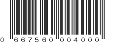 UPC 667560004000