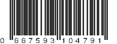 UPC 667593104791