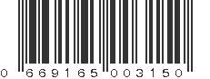 UPC 669165003150