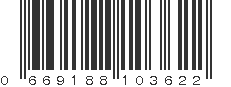 UPC 669188103622