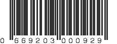 UPC 669203000929