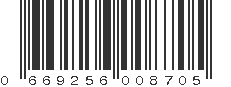 UPC 669256008705