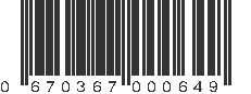 UPC 670367000649