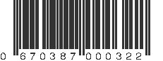 UPC 670387000322