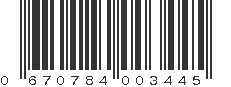 UPC 670784003445