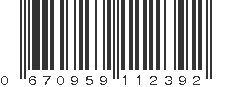 UPC 670959112392