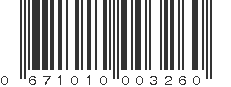 UPC 671010003260