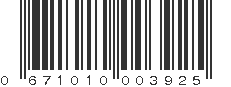 UPC 671010003925