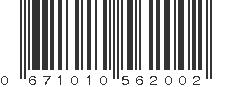 UPC 671010562002