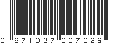 UPC 671037007029