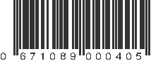 UPC 671089000405