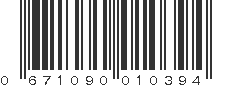 UPC 671090010394