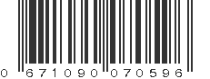 UPC 671090070596