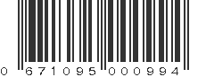 UPC 671095000994