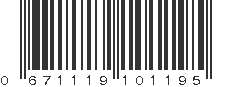 UPC 671119101195