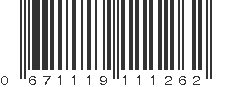 UPC 671119111262