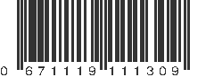 UPC 671119111309