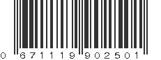 UPC 671119902501