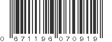 UPC 671196070919