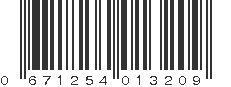 UPC 671254013209