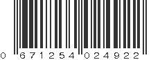 UPC 671254024922