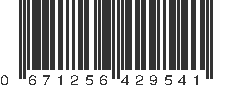 UPC 671256429541