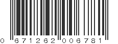 UPC 671262006781