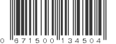 UPC 671500134504