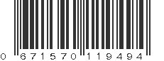 UPC 671570119494