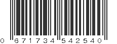 UPC 671734542540