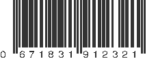 UPC 671831912321