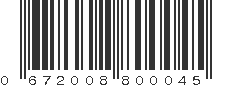 UPC 672008800045