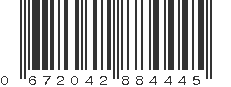 UPC 672042884445