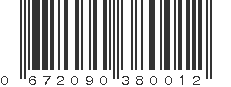 UPC 672090380012