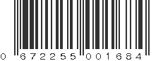 UPC 672255001684