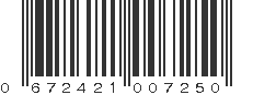 UPC 672421007250