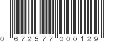 UPC 672577000129