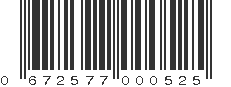 UPC 672577000525