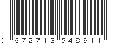 UPC 672713548911